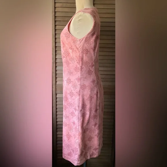 Tommy Bahama Vintage Peach Floral Sleeveless Dress - Picture 2 of 9